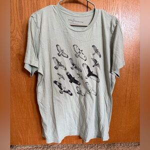 Bird Collective Sage Green Graphic Tee - Women